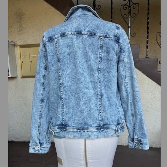 AG Adriano Goldschmied Acid Washed Trucker Jean Jacket EUC/sz M - Picture 10 of 16